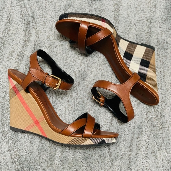 burberry wedge sandals